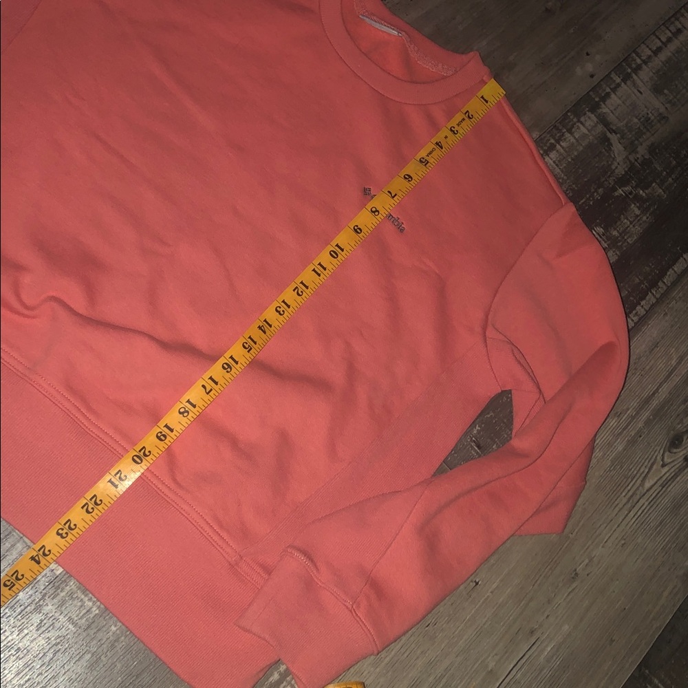 Columbia Women's Salmon Orange Crew Sweatshirt - Picture 8 of 11